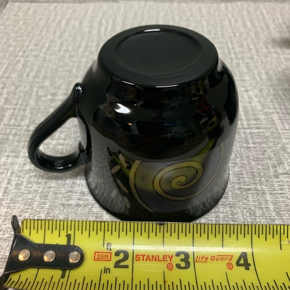 Vintage Arcoroc France 1980’s Set of 4 Teacups Tampico Pattern - Picture 10 of 11